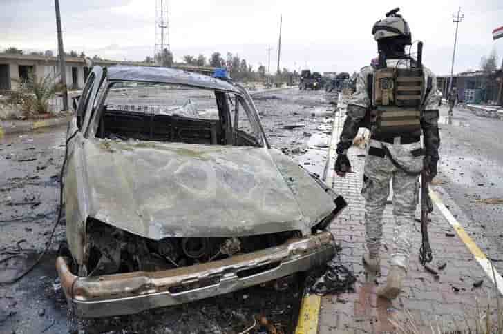 L'ei attaque samarra, ou l'armee preparait une offensive
