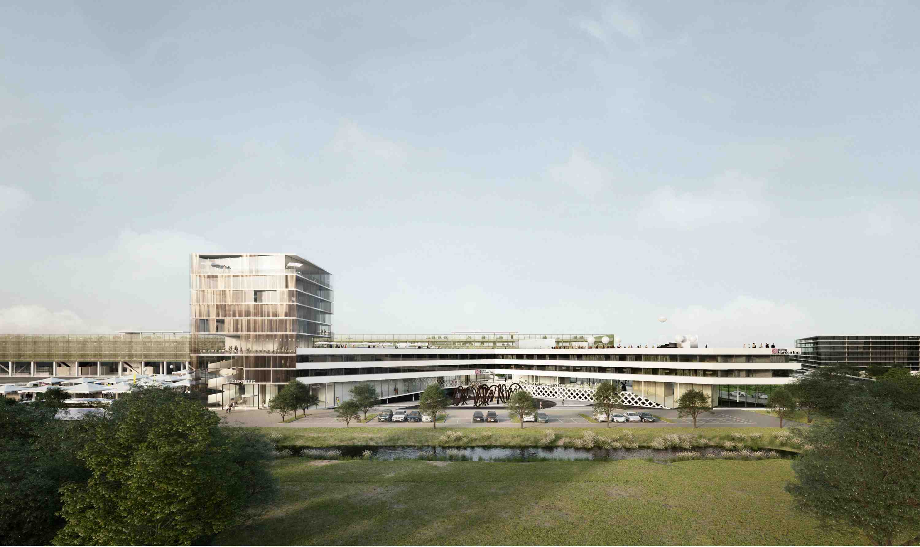 Le complexe hôtelier du Pex
