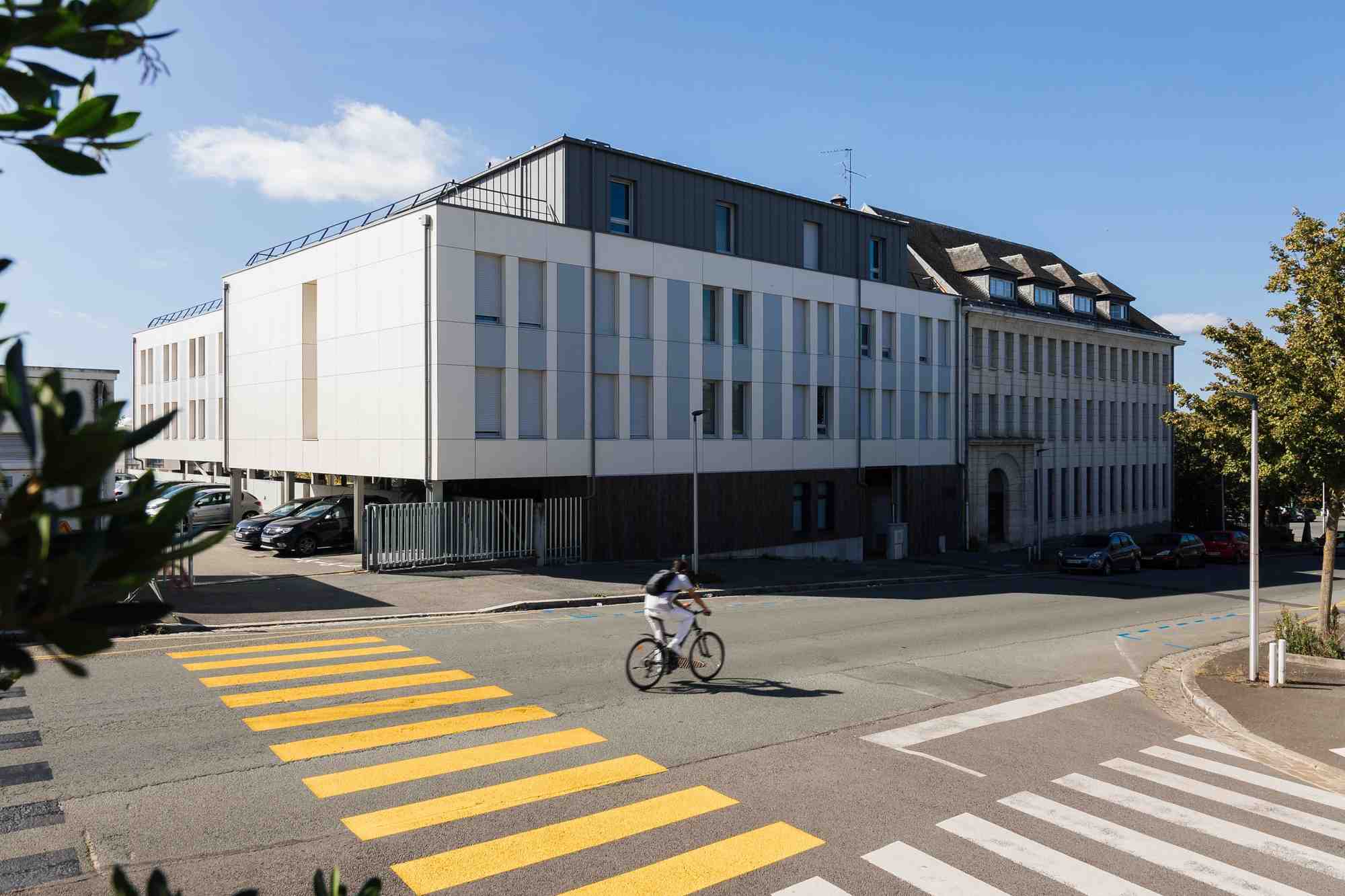 Une opération de construction en surélévation est prévue sur un foyer de 47 studios pour les Compagnons du Devoir à Angers.