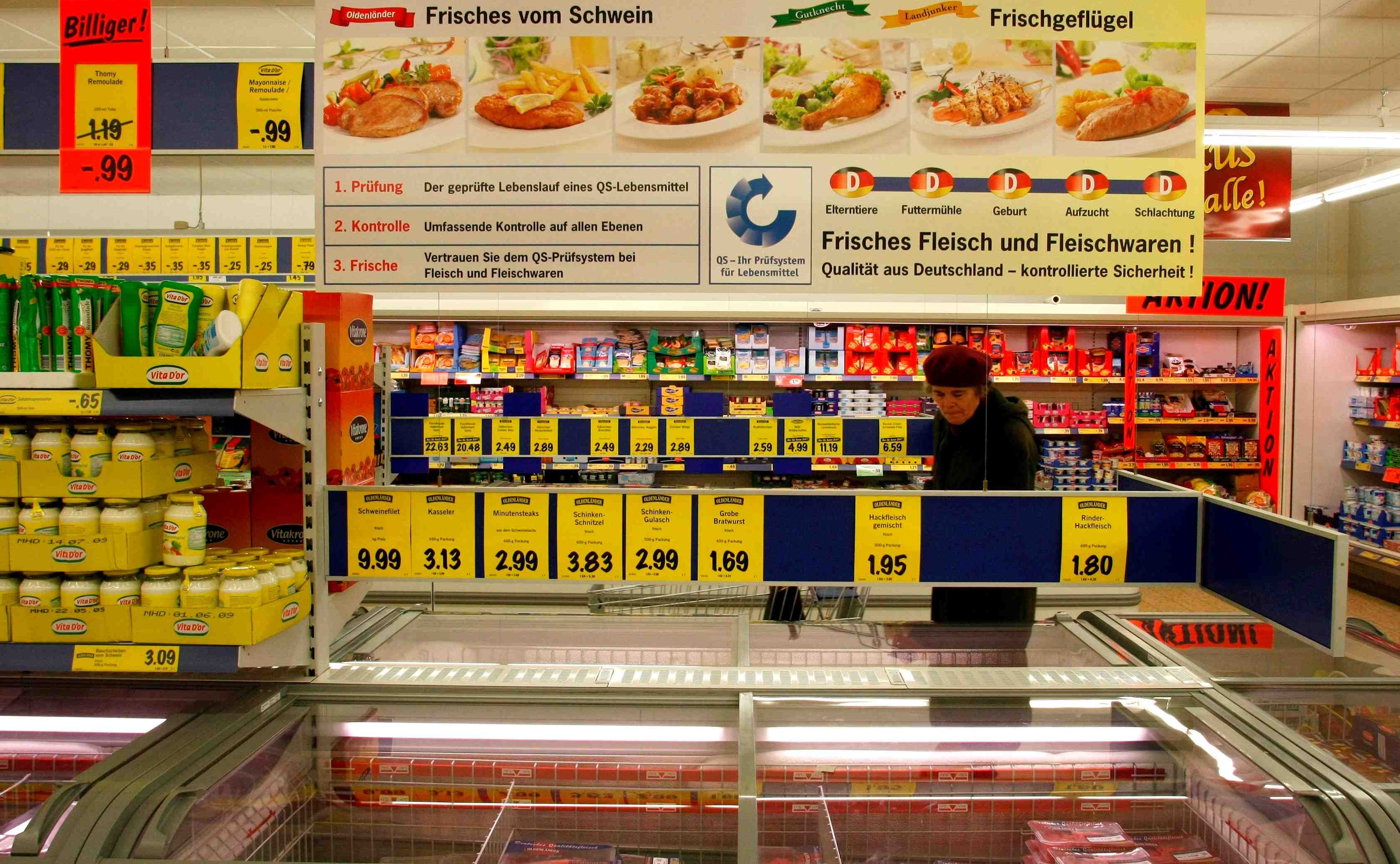 Inflation de 0,4% en juillet en allemagne