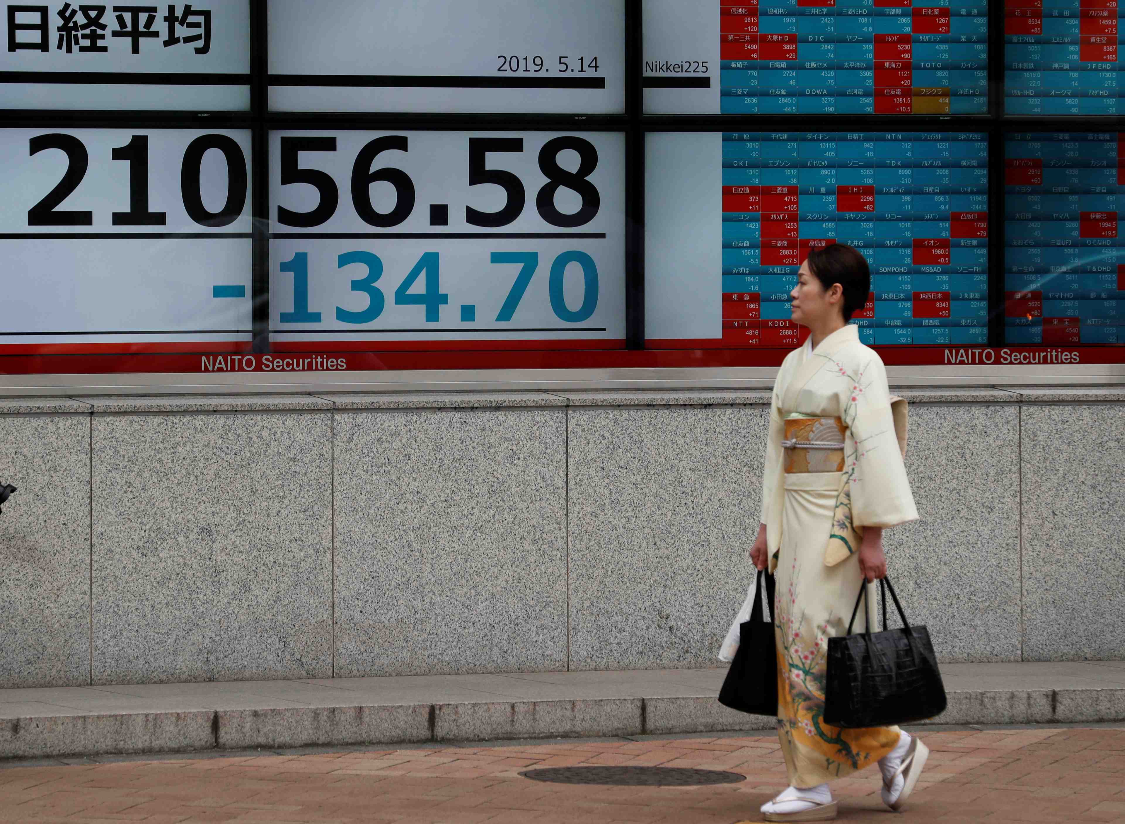 La bourse de tokyo finit en hausse