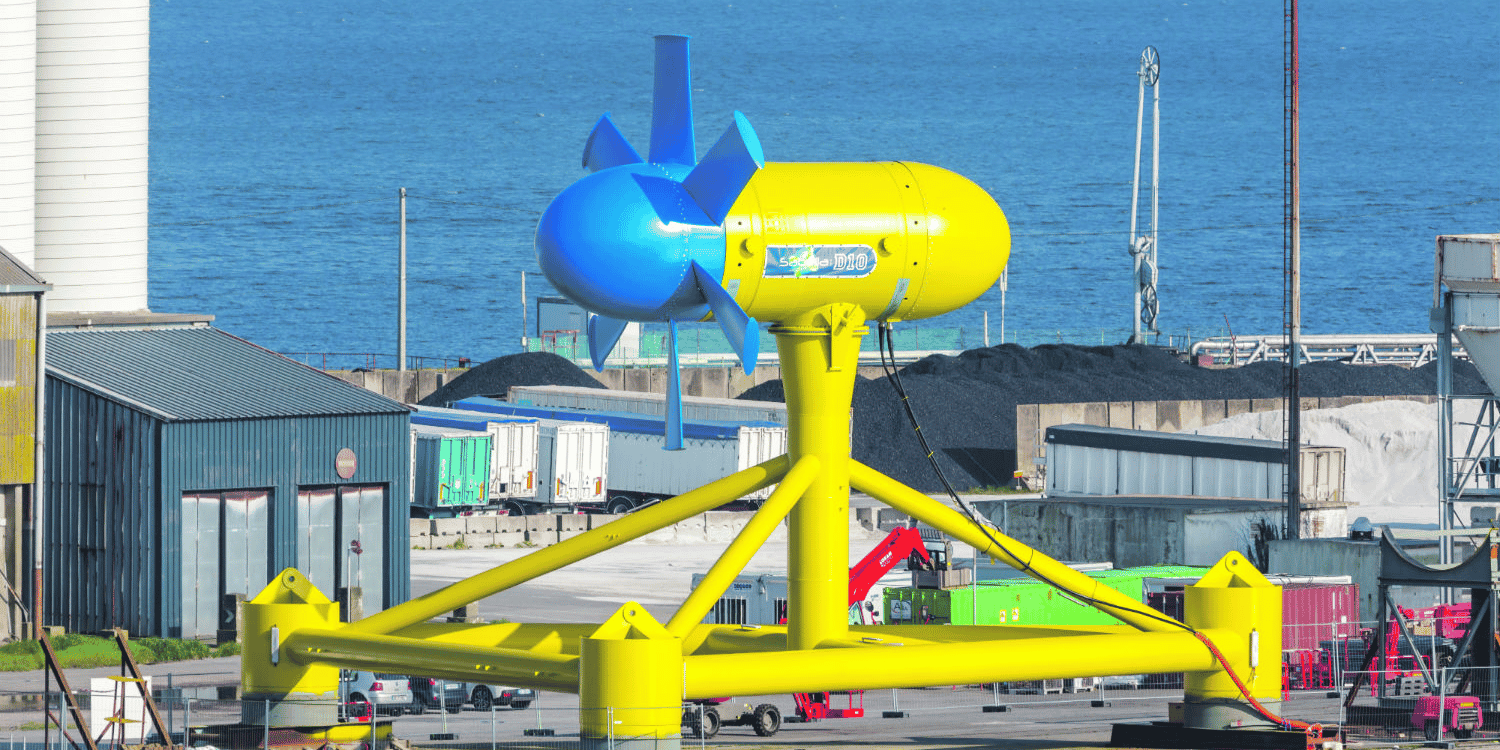 Sabrlla implantera un site d'assemblage d'hydrolienne sur le nouveau polder EMR du port de Brest.