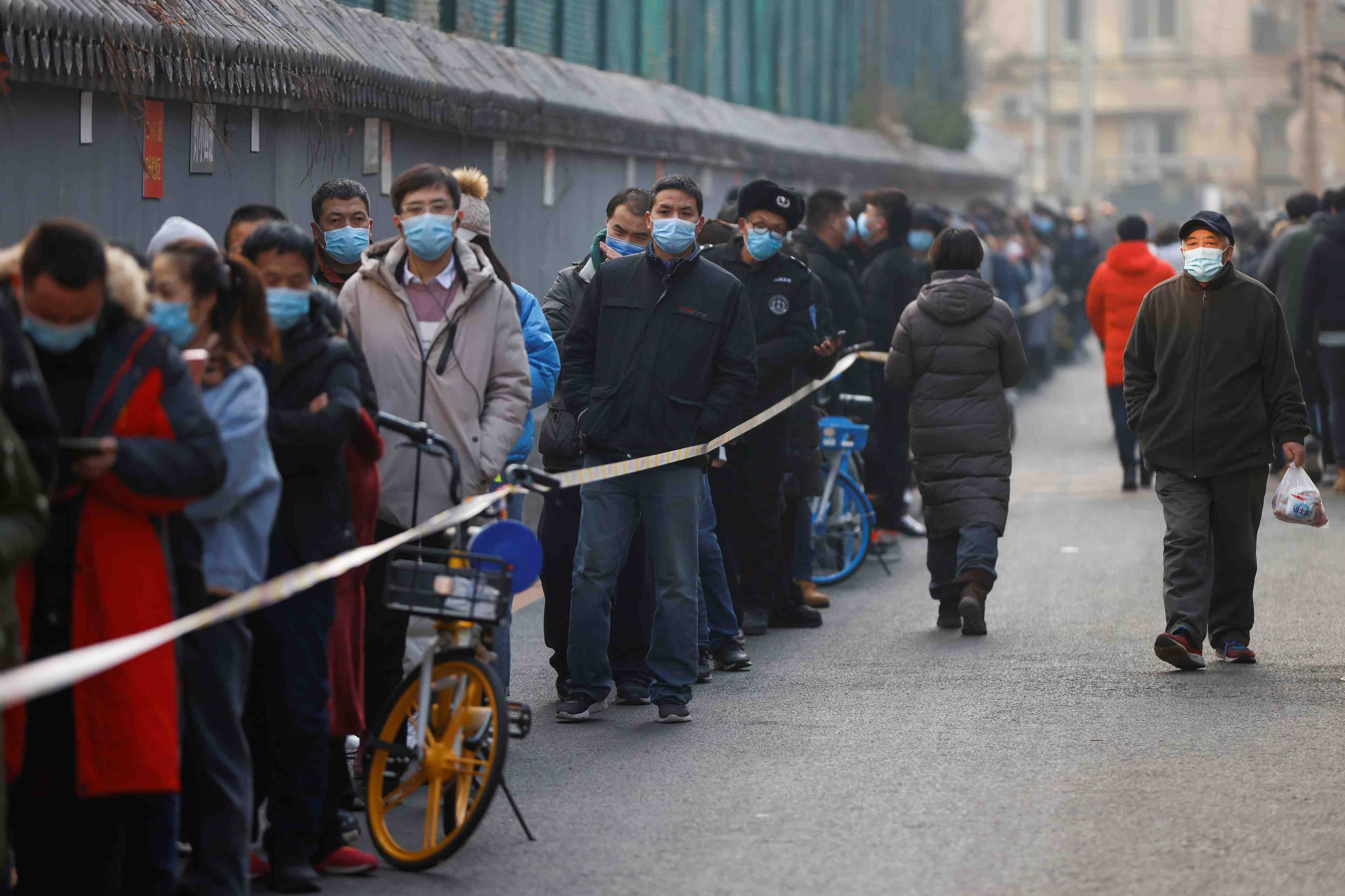 Coronavirus/chine: debut a pekin d'une vaste campagne de depistage