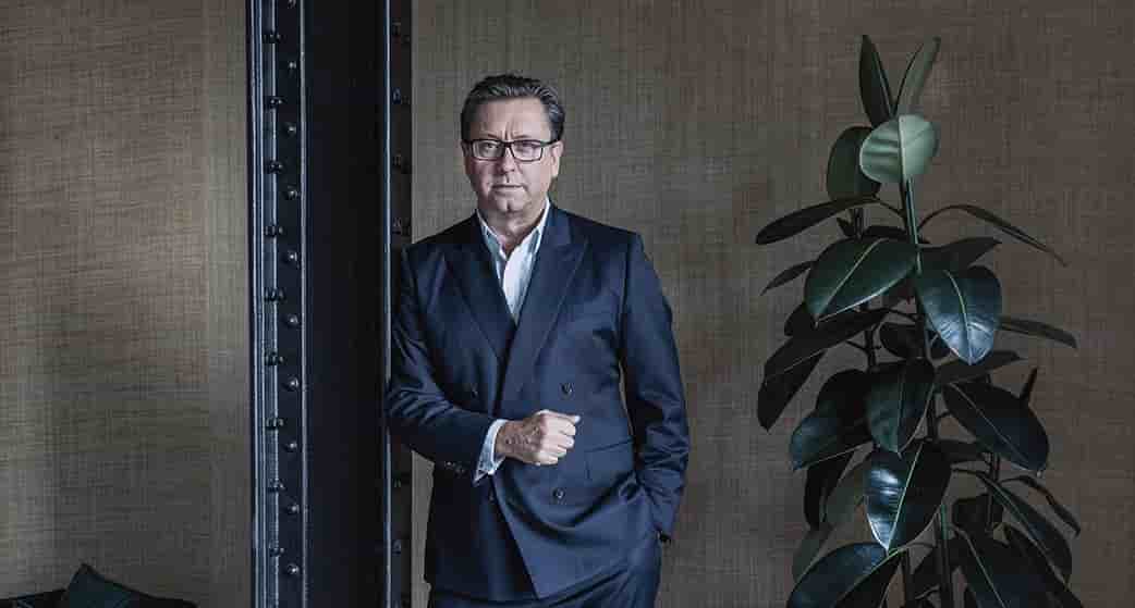 Paul Hudson (PDG de Sanofi) au siège de Sanofi.