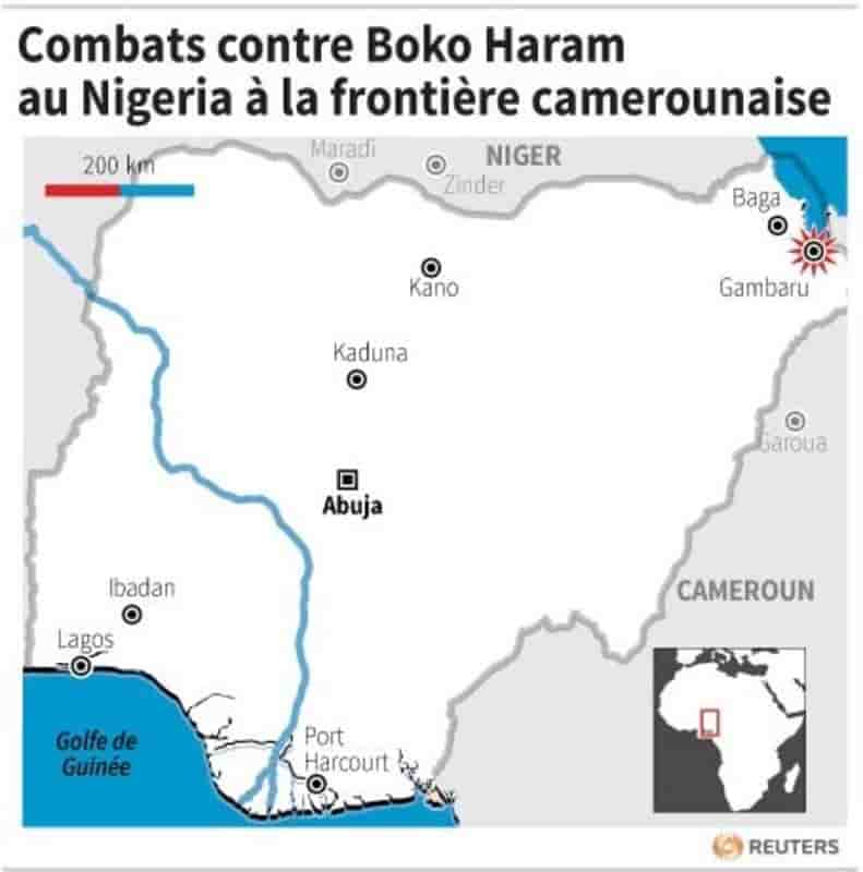 Combats contre boko haram au nigeria a la frontiere camerounaise