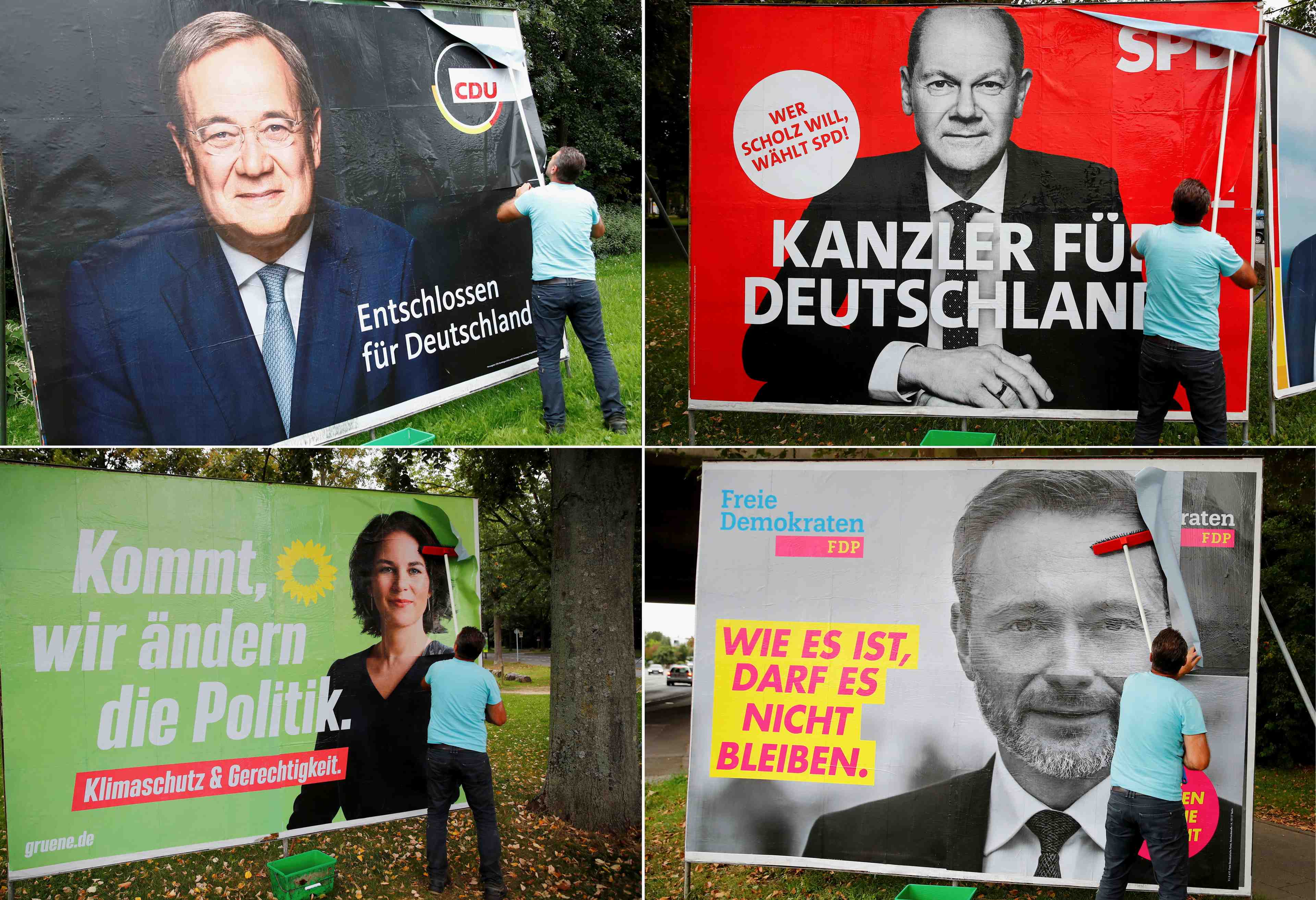 Les allemands aux urnes pour tourner la page merkel