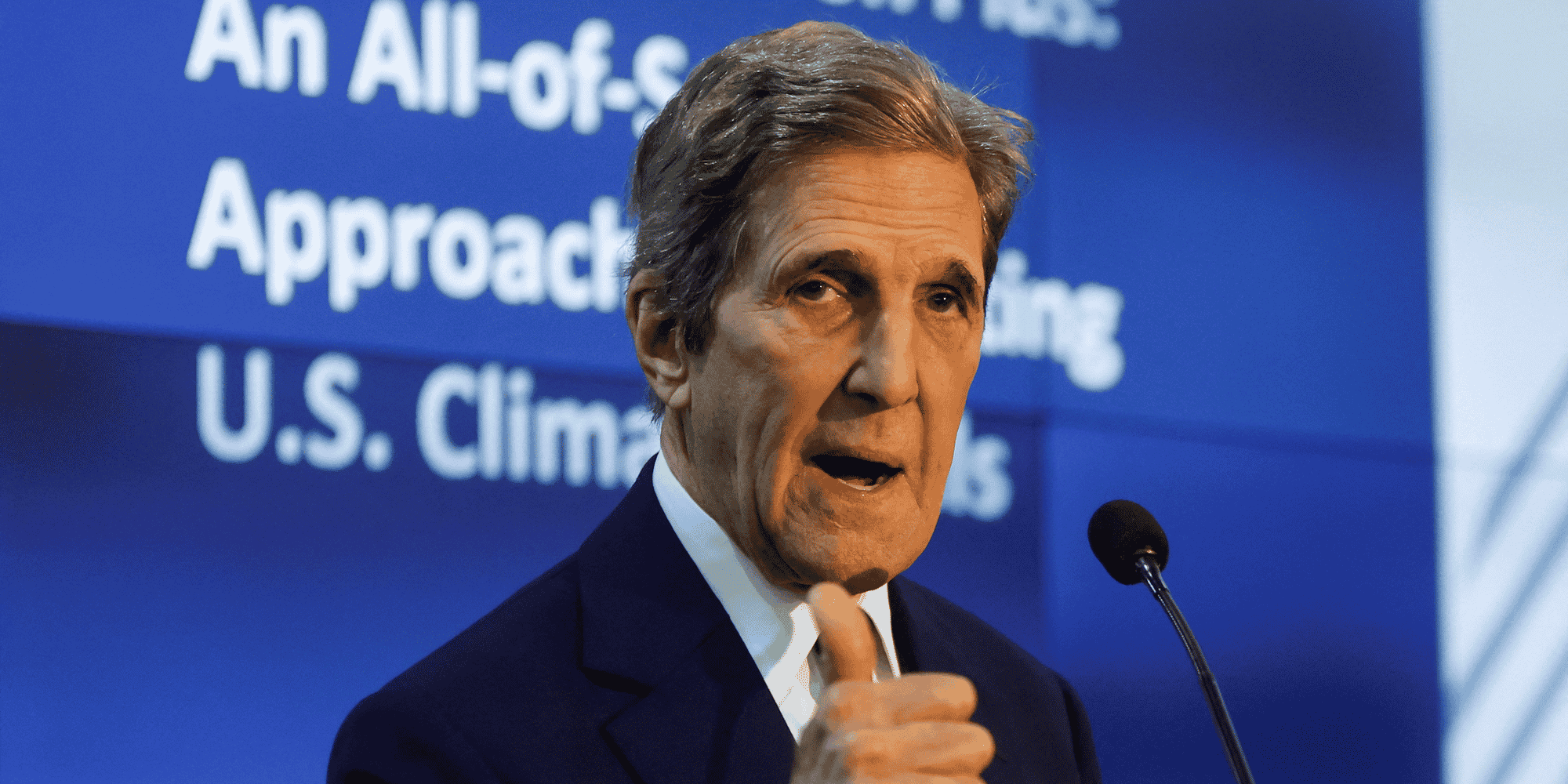 Photo de l'envoye special des etats-unis pour le climat, john kerry