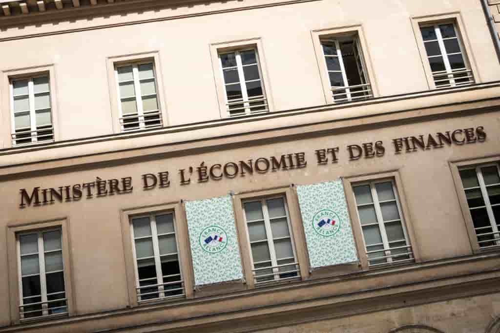 Le ministère de l'Économie et des Finances, siège, le temps d'une journée, de la conférence de financement des Transports.