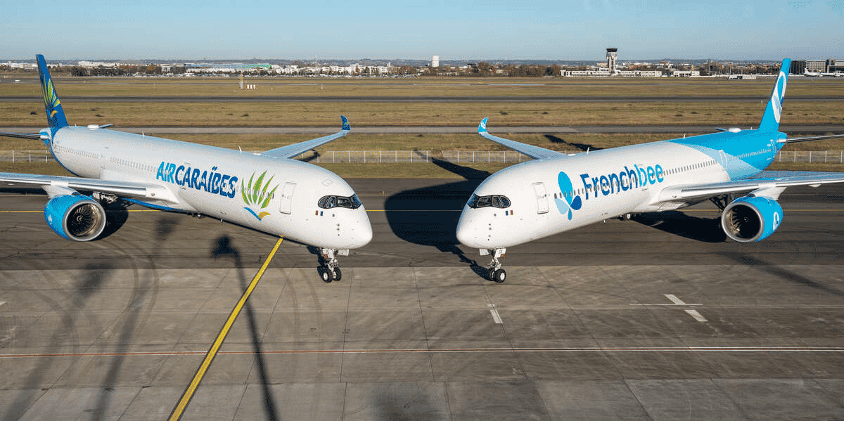 Air Caraïbes va recevoir son 7e Airbus A350 en décembre, un A350-1000 avec une cabine bi-classe densifiée à l'image de ceux de French bee