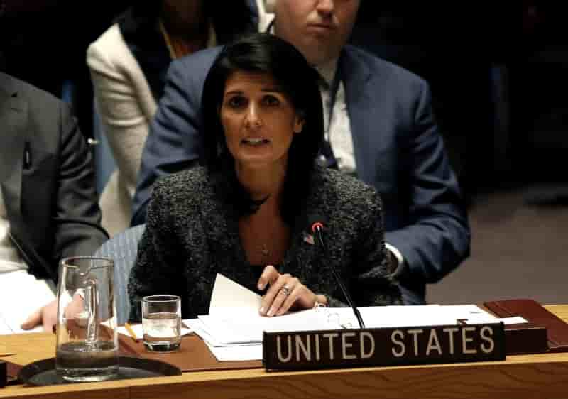 L'ambassadrice us a l'onu veut ejecter l'iran de syrie