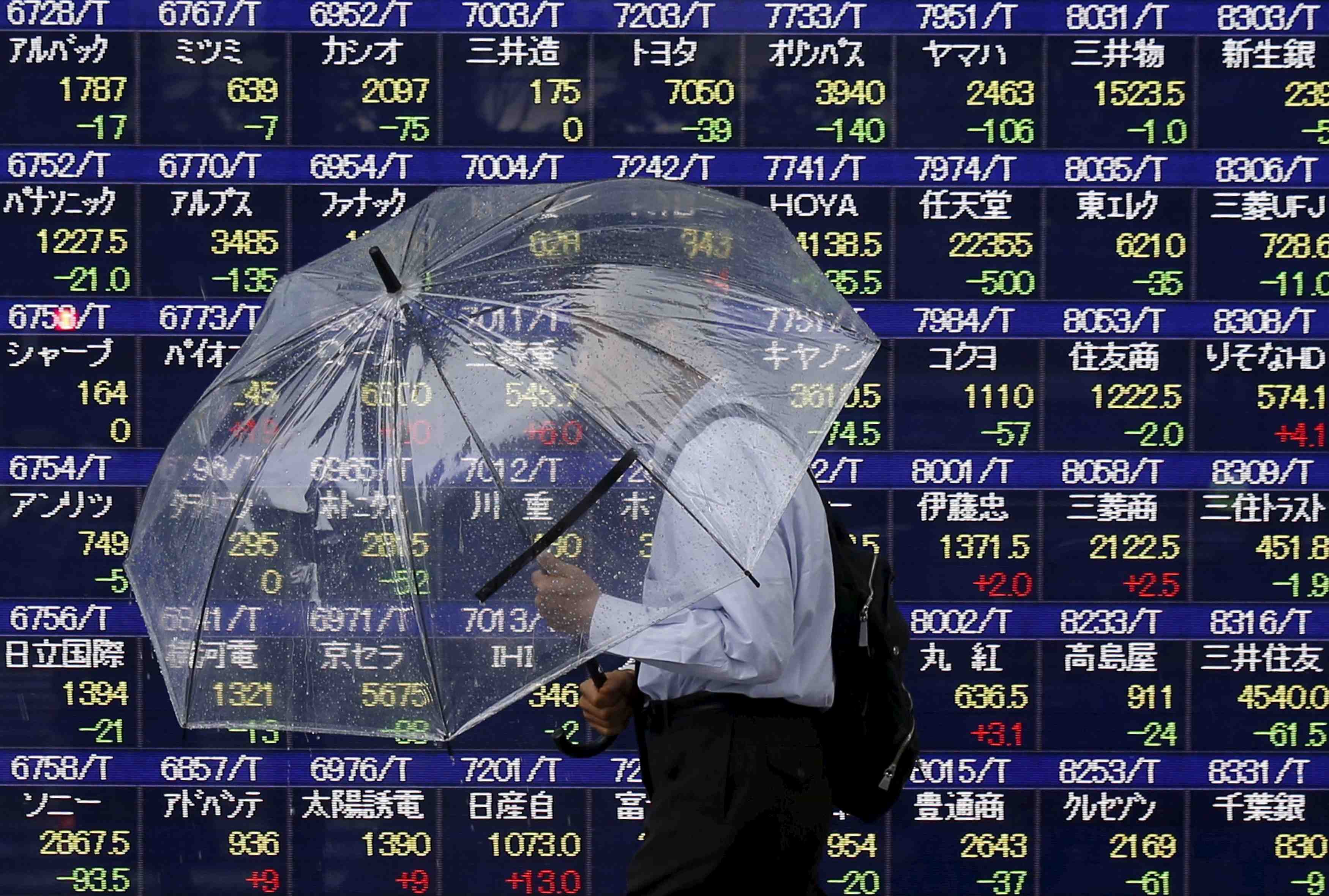 La bourse de tokyo finit en baisse