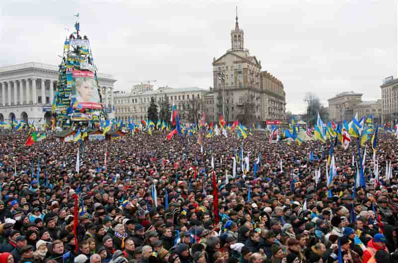 L'opposition ukrainienne mobilise pour l'Europe à Kiev