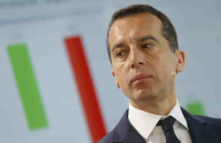 Christian kern, futur chancelier autrichien