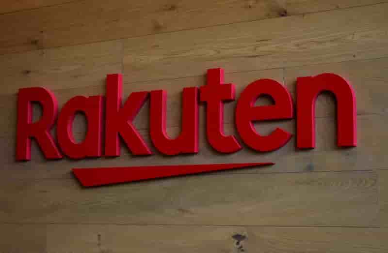 Photo d'archives du logo de rakuten
