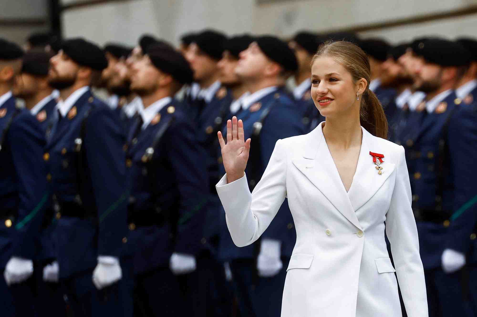 Photo de la princesse leonor, heritiere du trone d'espagne
