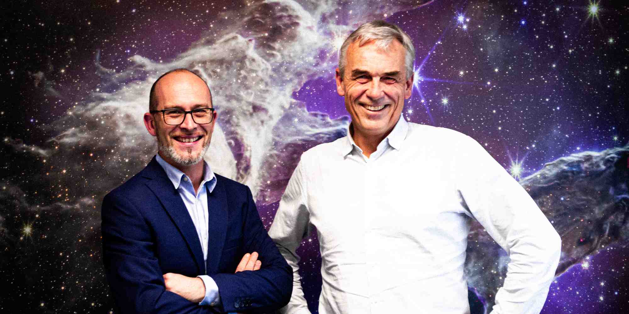 Nicolas Capet, président d'Anywaves accueille Eric de Saintignon comme directeur général.