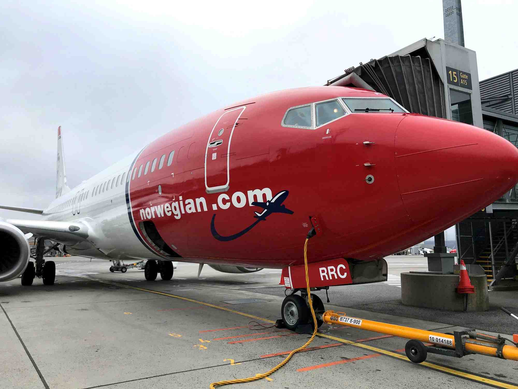 Photo d'archives: un avion de norwegian air