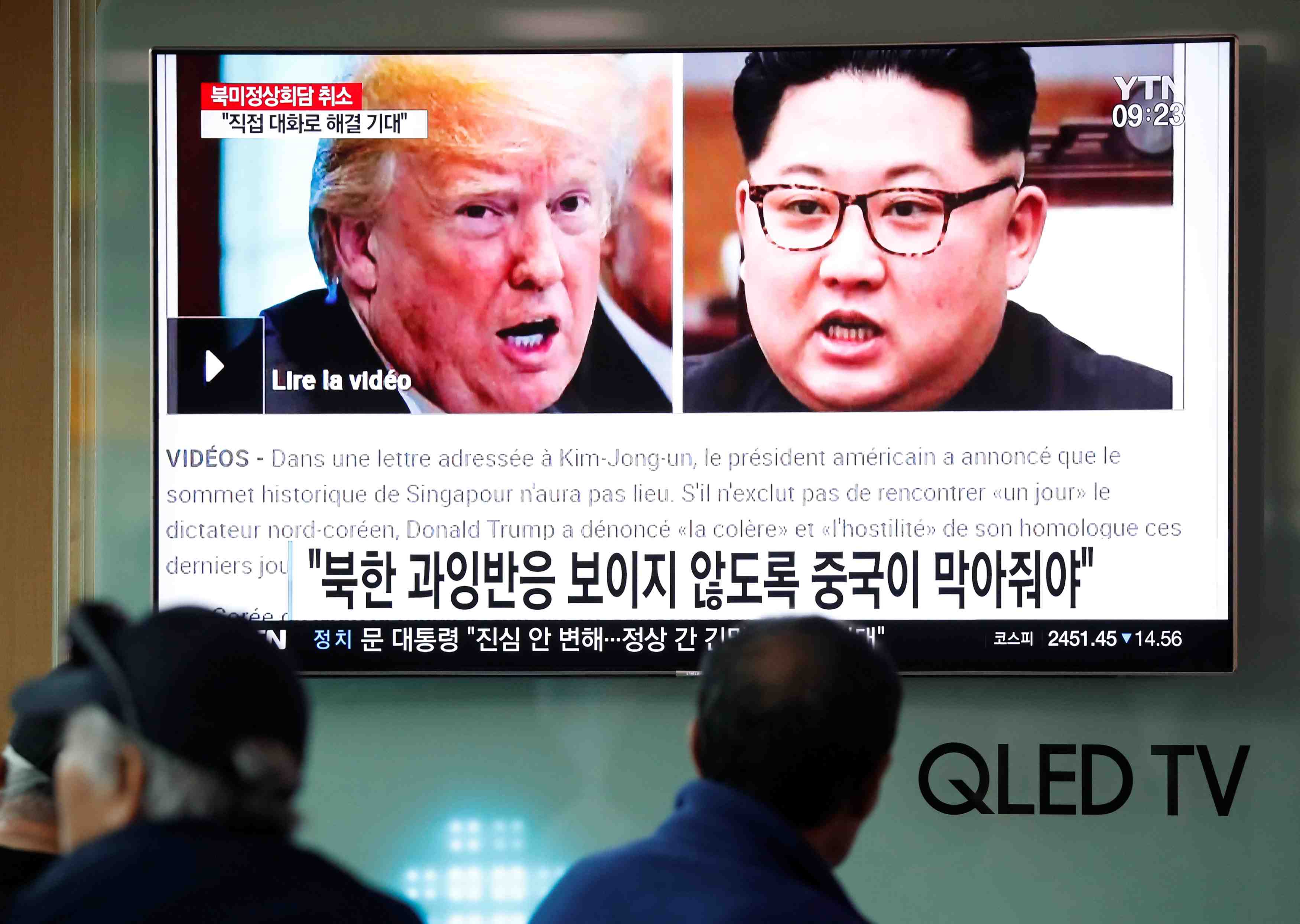 Trump a annule sa rencontre avec kim mais entretient le doute