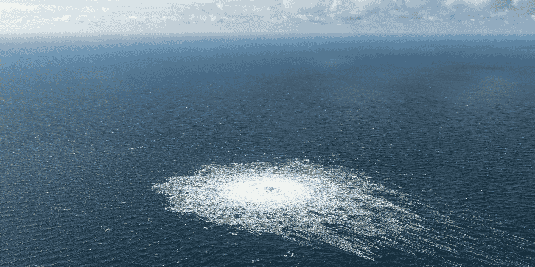 Nord Stream 2, fuite de gaz, mer Baltique