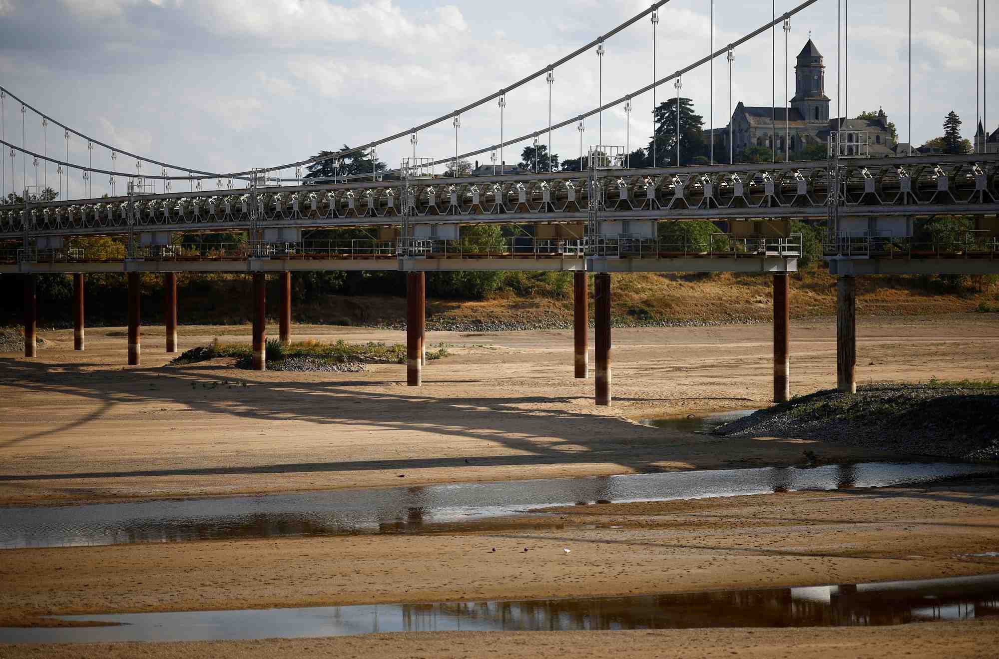 La loire a loireauxence, en france.