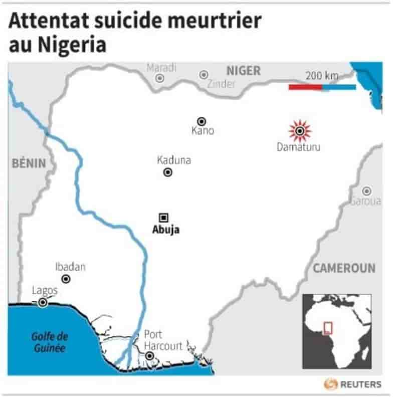 Attentat suicide meurtrier au nigeria