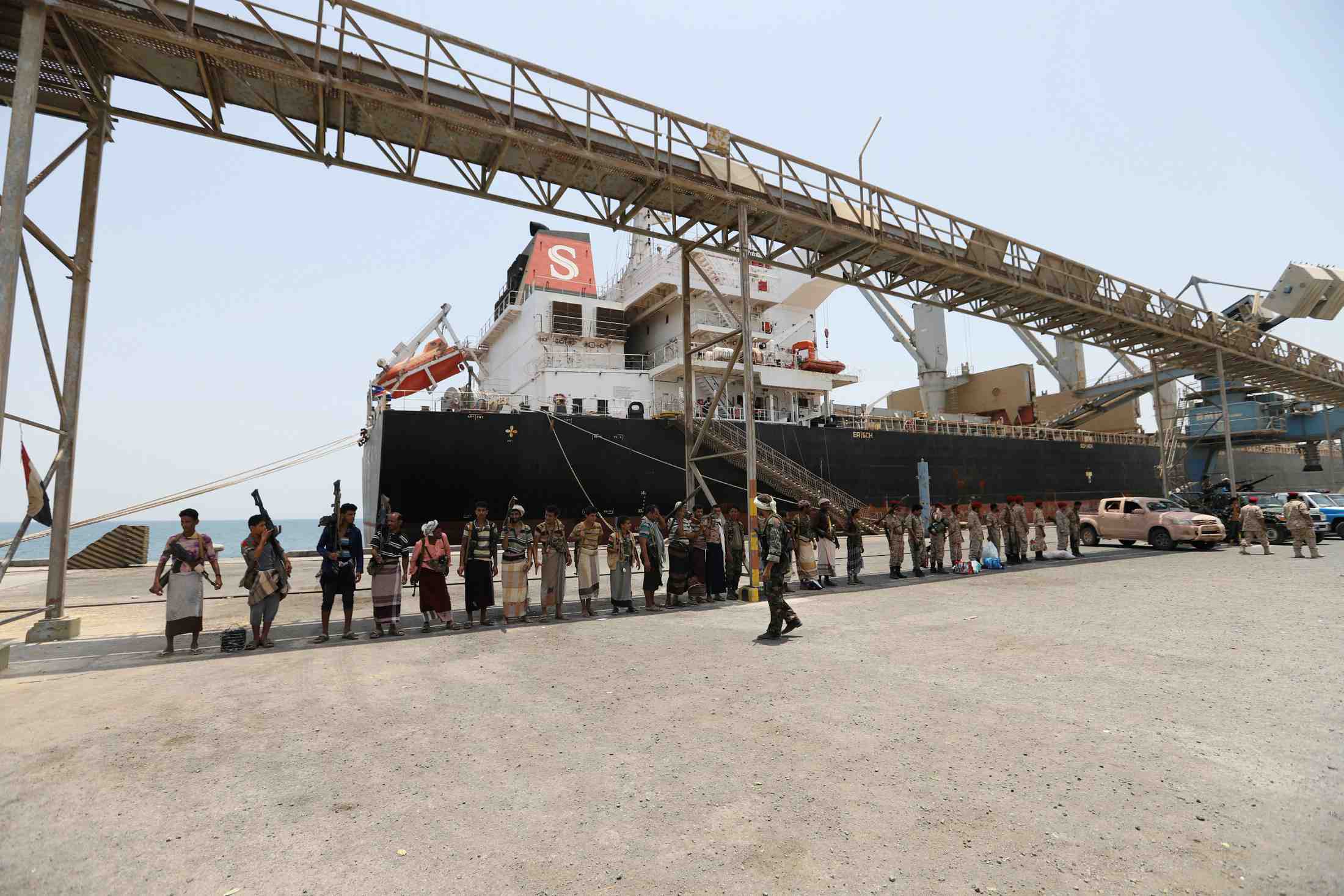 Ports yemenites: le 1er jour de retrait houthi conforme au plan, estime l'onu