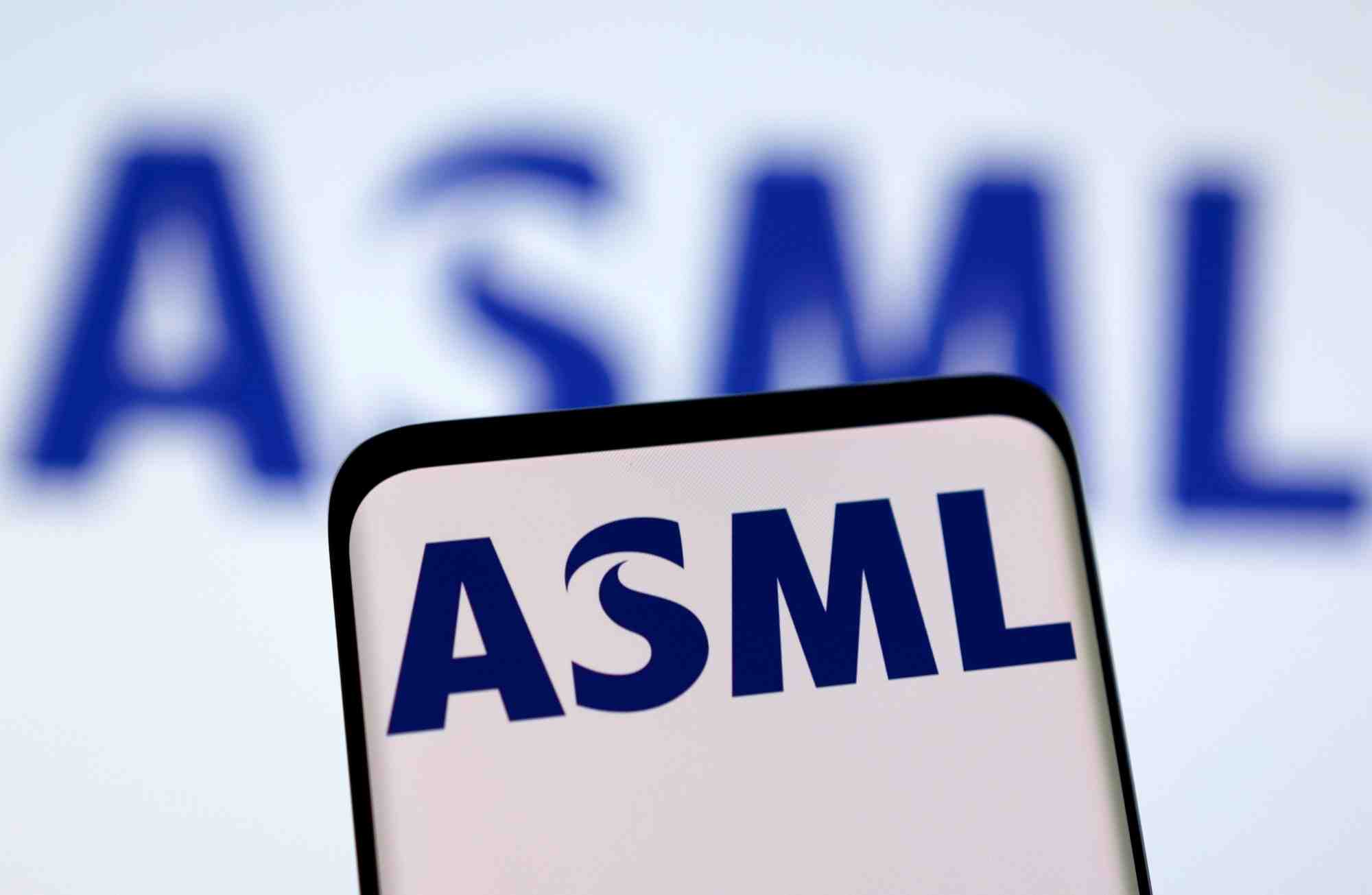 Illustration du logo d'asml