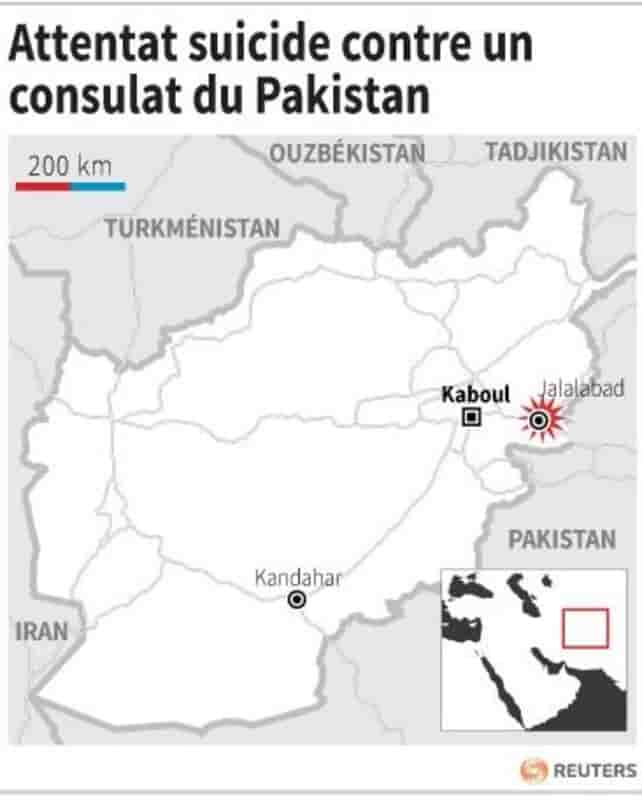 Attentat suicide contre un consulat du pakistan