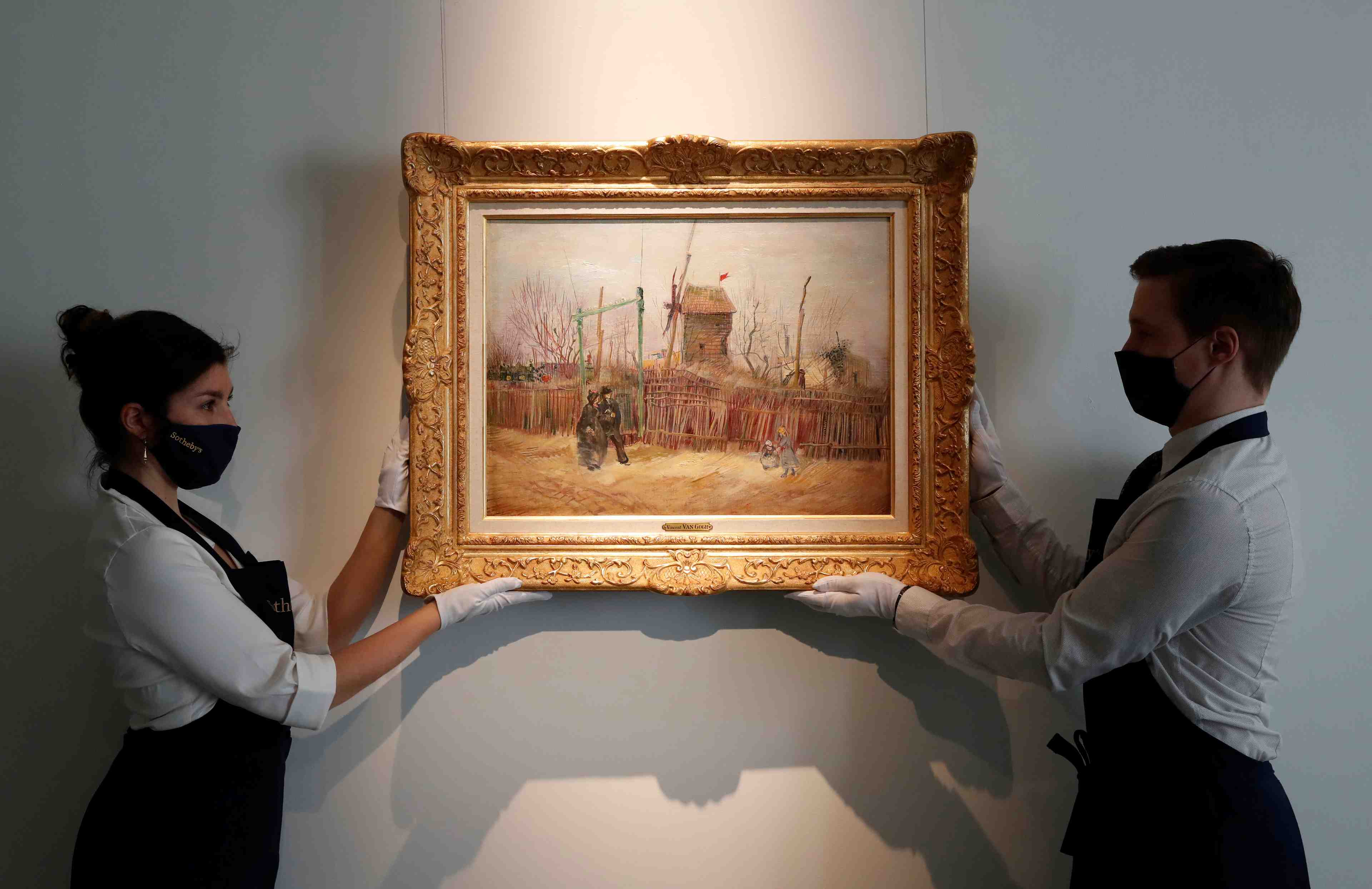 Un rare tableau de van gogh presente au public pour la premiere fois