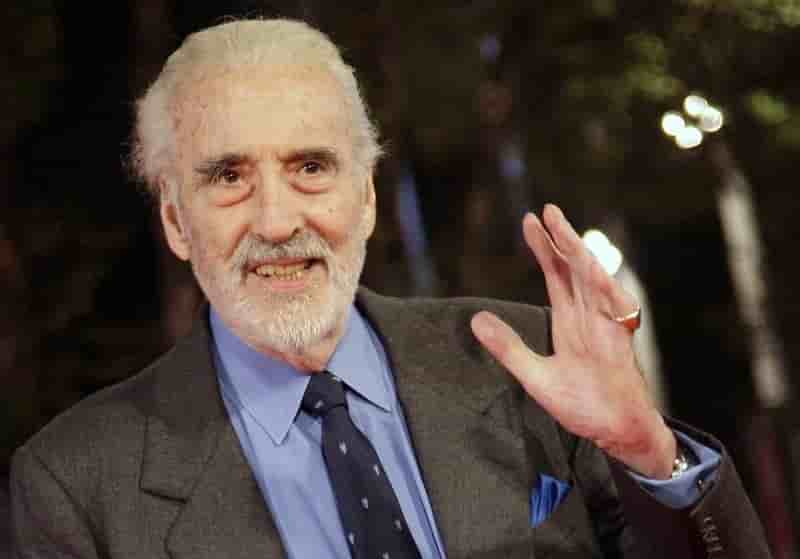 Deces de l'acteur britannique christopher lee a 93 ans