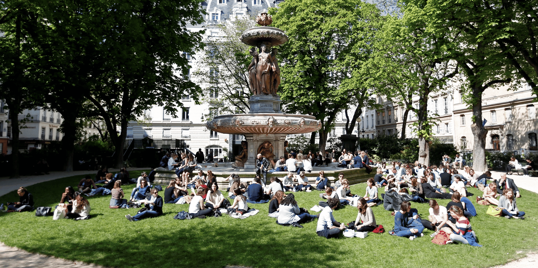 Paris, espaces verts, Louvois