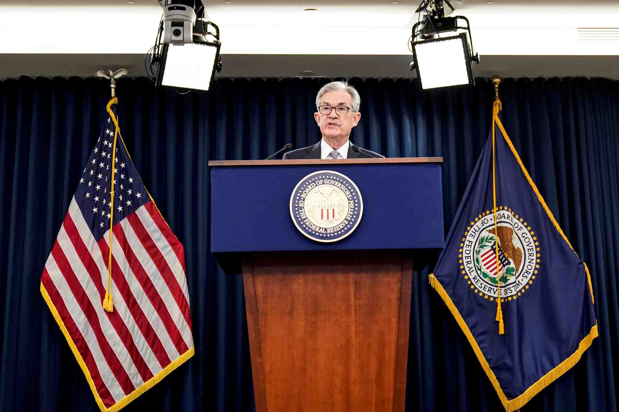 Powell reaffirme que le risque inflationniste reste faiblee