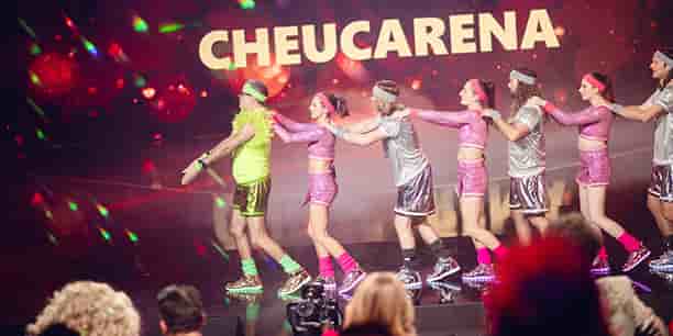 Vincent Piguet et ses chenillistes en quart de finale de « La France a un incroyable talent », en octobre.
