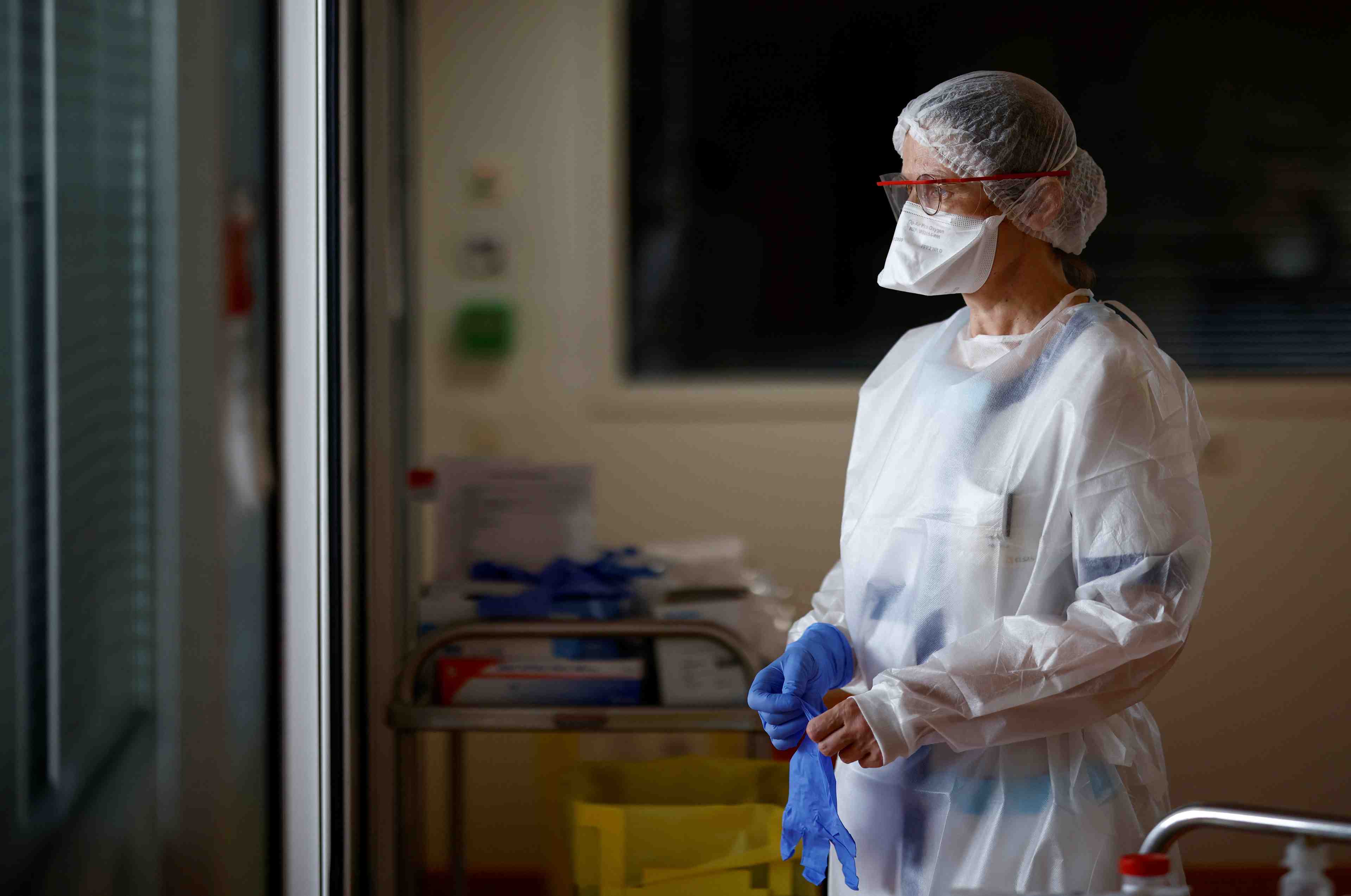 Legere baisse de la pression hospitaliere en france