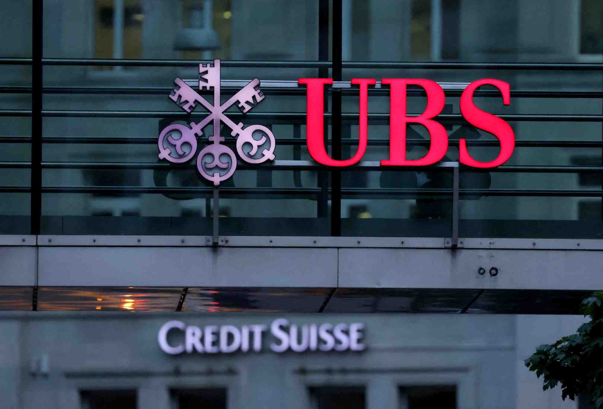 Photo d'archives du logo d'ubs