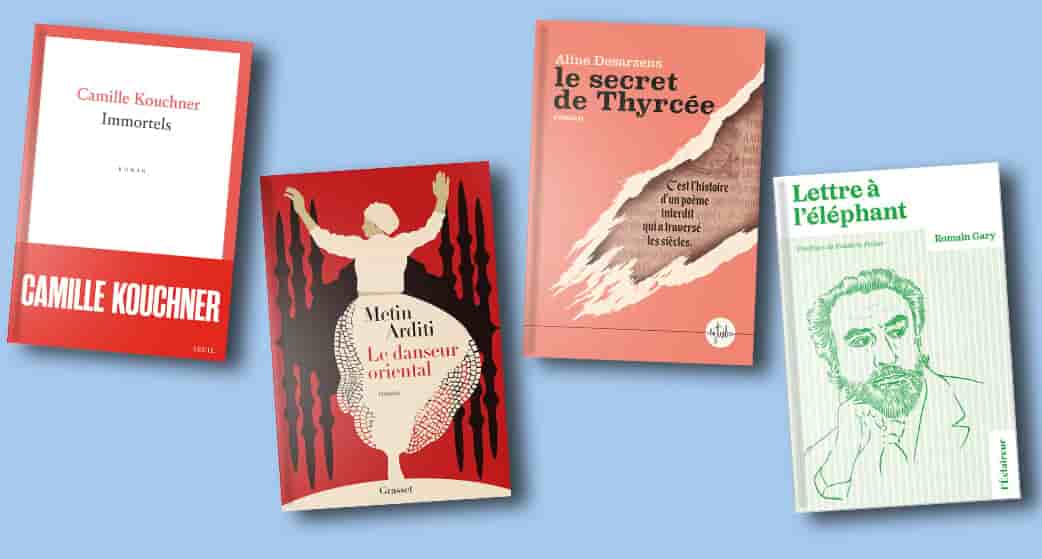 Découvrez notre sélection littéraire de la semaine du 7 avril.