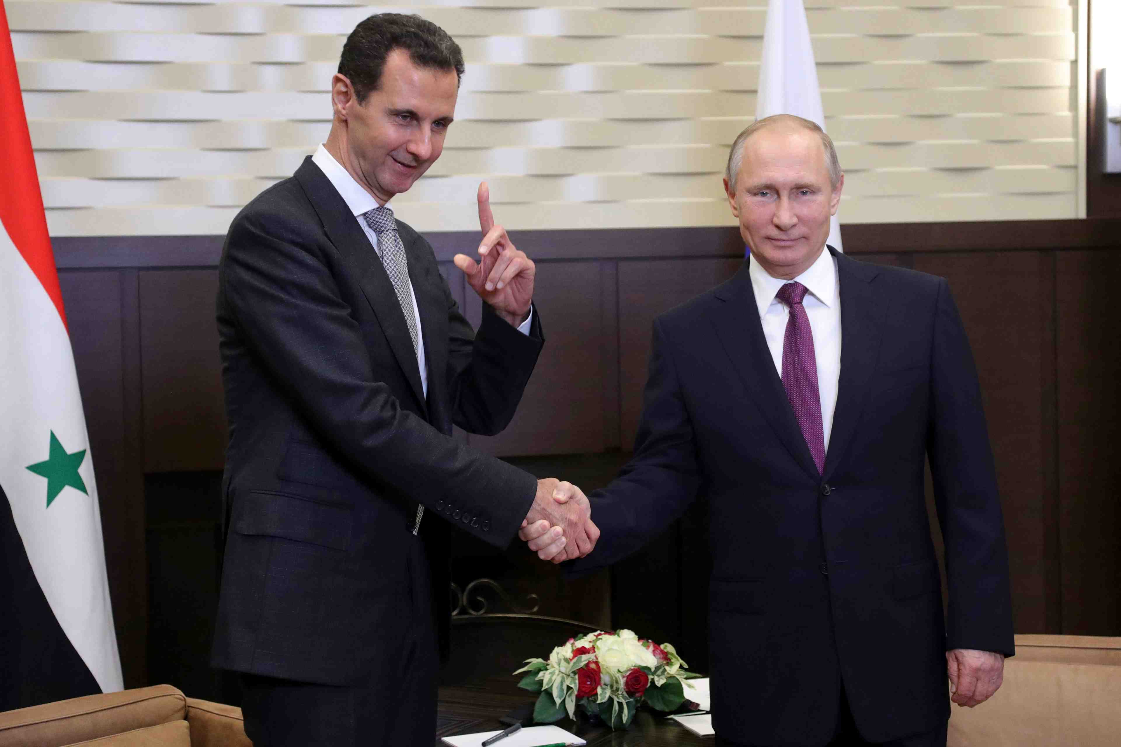 Poutine evoque une "nouvelle etape" politique en syrie