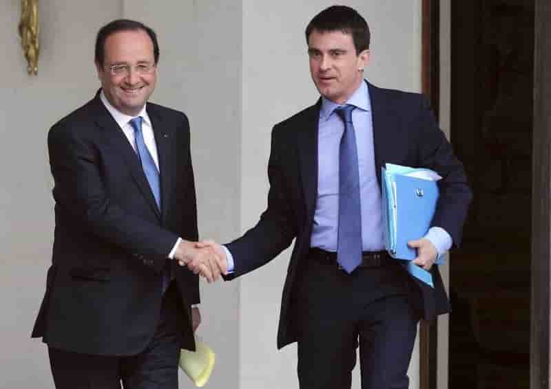 Hollande et Valls veulent "débloquer" un pays à l'arrêt