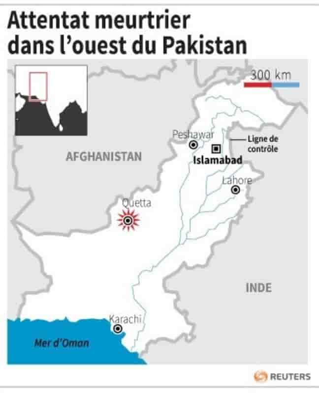 Attentat meurtrier dans l'ouest du pakistan