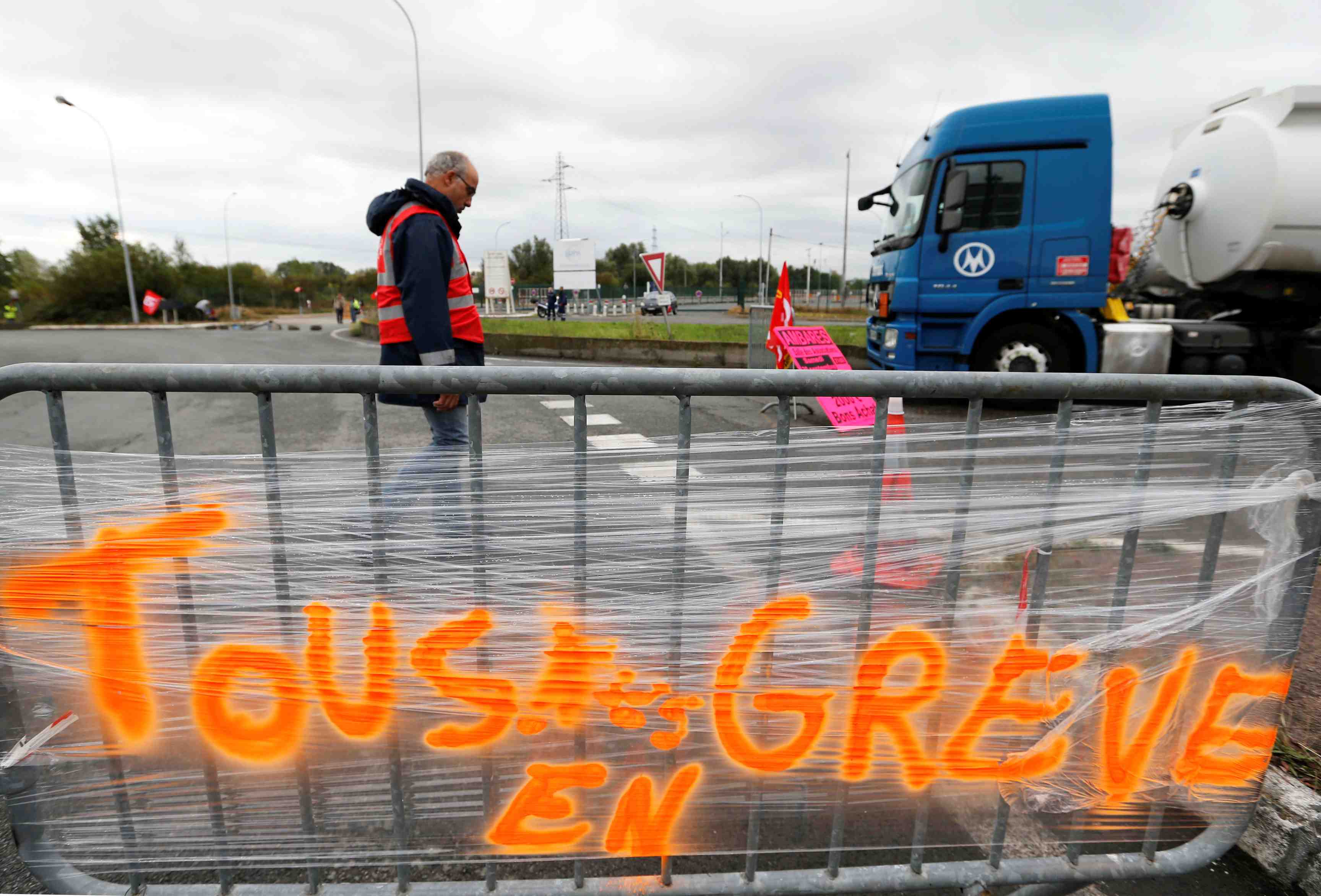 Les routiers menacent de nouveaux blocages