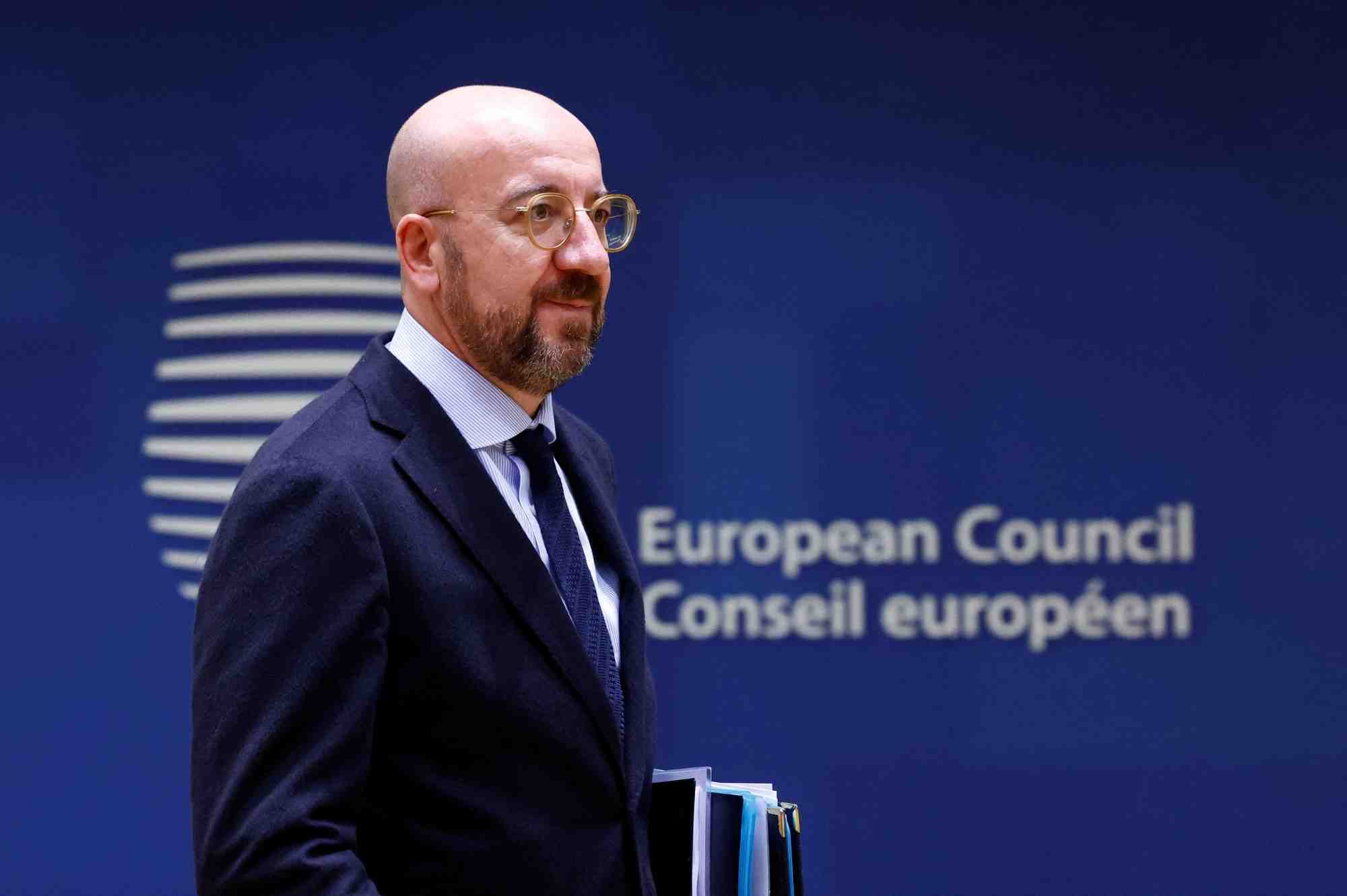 Le president du conseil europeen, charles michel