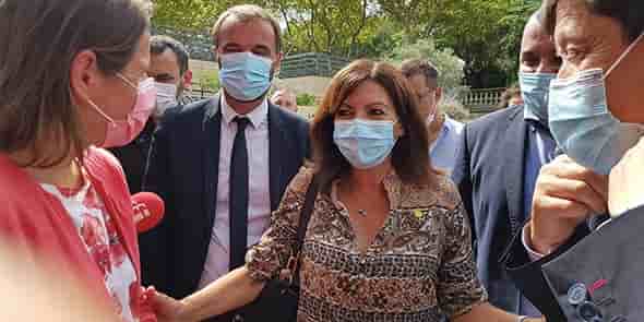Anne Hidalgo à Montpellier, pour les journées parlementaires du PS les 6,7 et 8 sept 2021