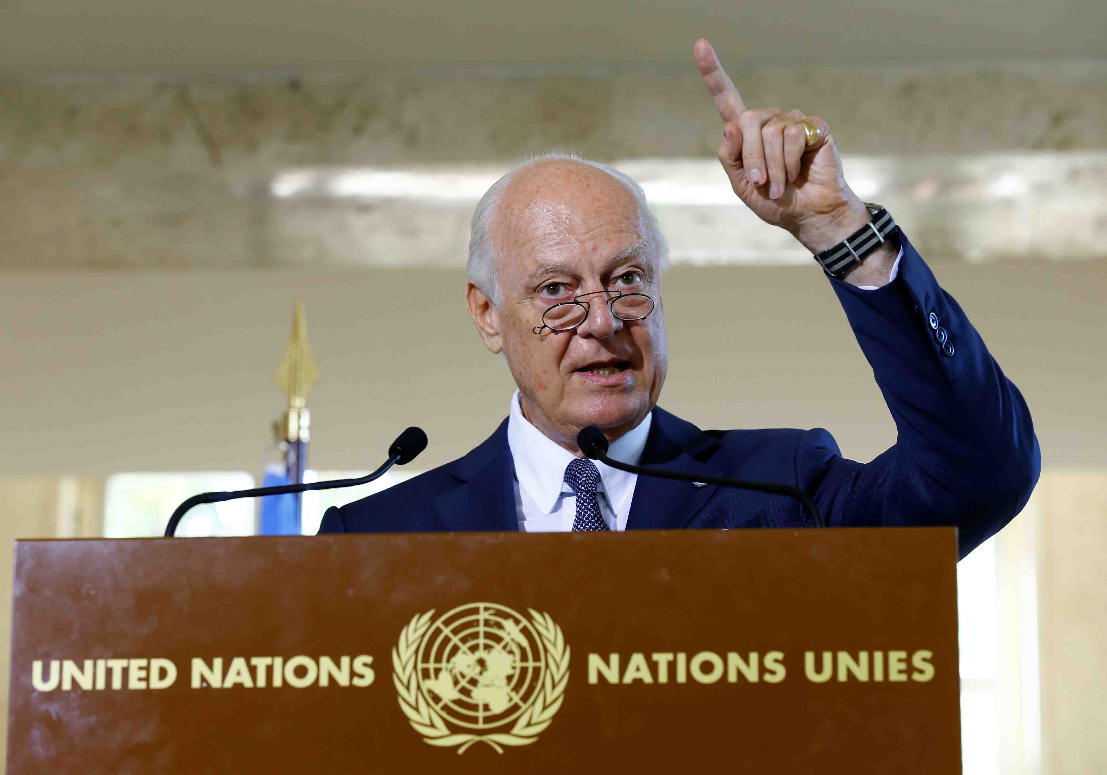 Syrie: l'onu espere des discussions de paix en octobre-novembre