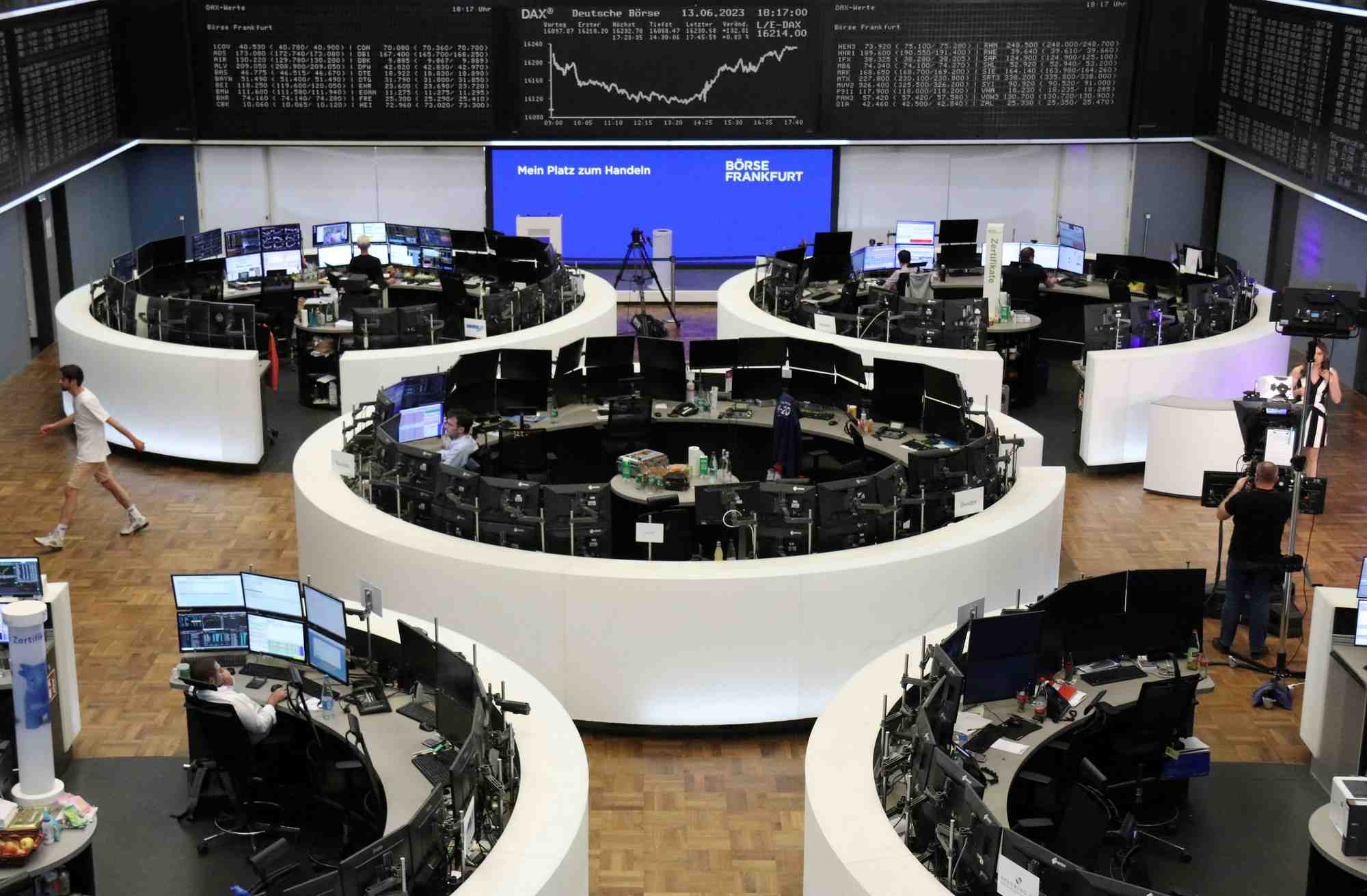 Le graphique de l'indice boursier allemand dax