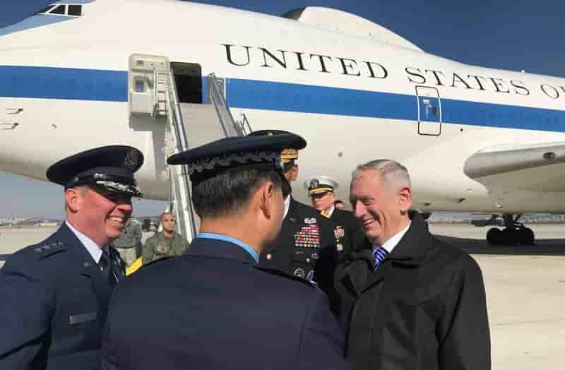 Mattis en coree du sud pour evaluer la menace posee par pyongyang