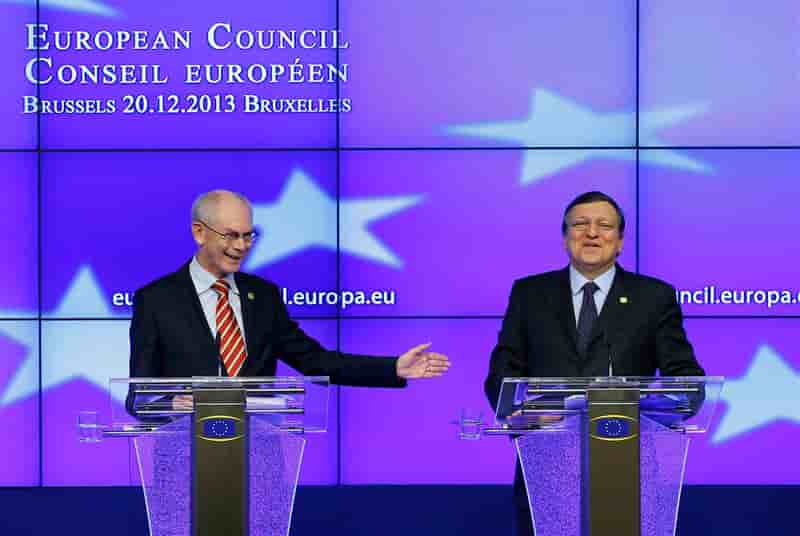 Le débat dans l'UE réformes contre soutien financier en panne