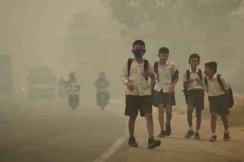 300 millions d’enfants dans le monde respirent de l’air tres pollue