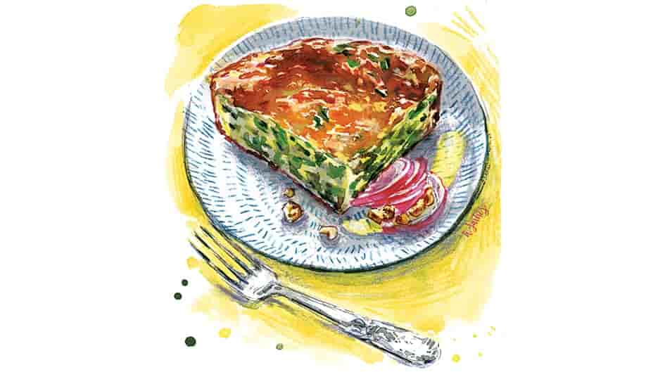 Cette semaine, découvrez le flan d’épinards.