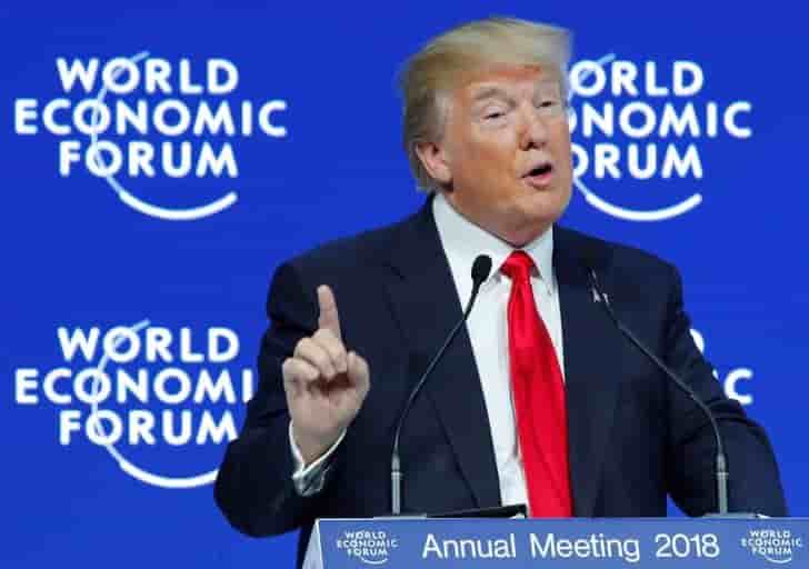 Trump attendu au forum economique mondial de davos