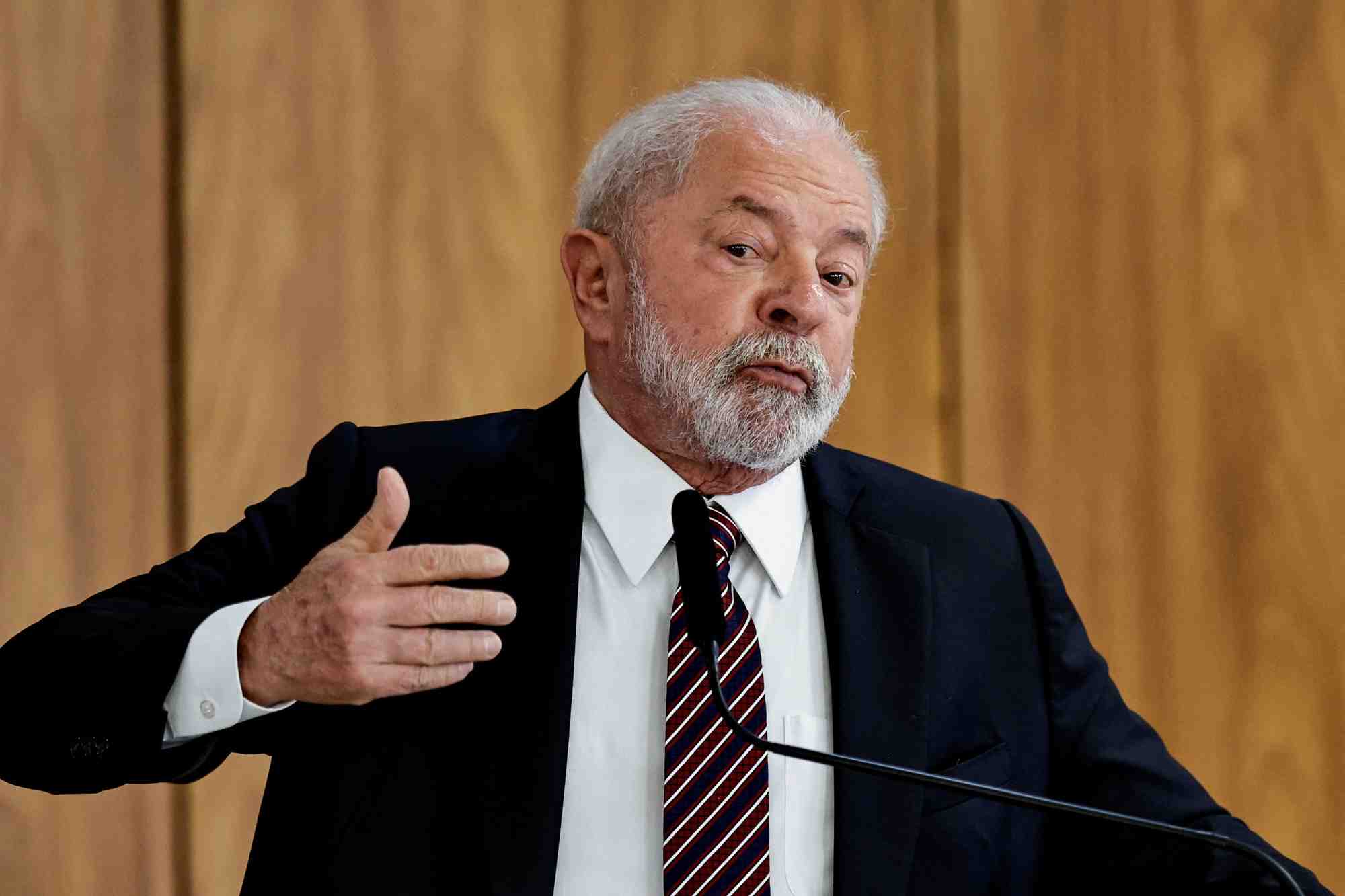 Photo du president bresilien luiz inacio lula da silva